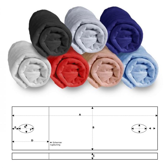 Terry Cover in many sizes and colors